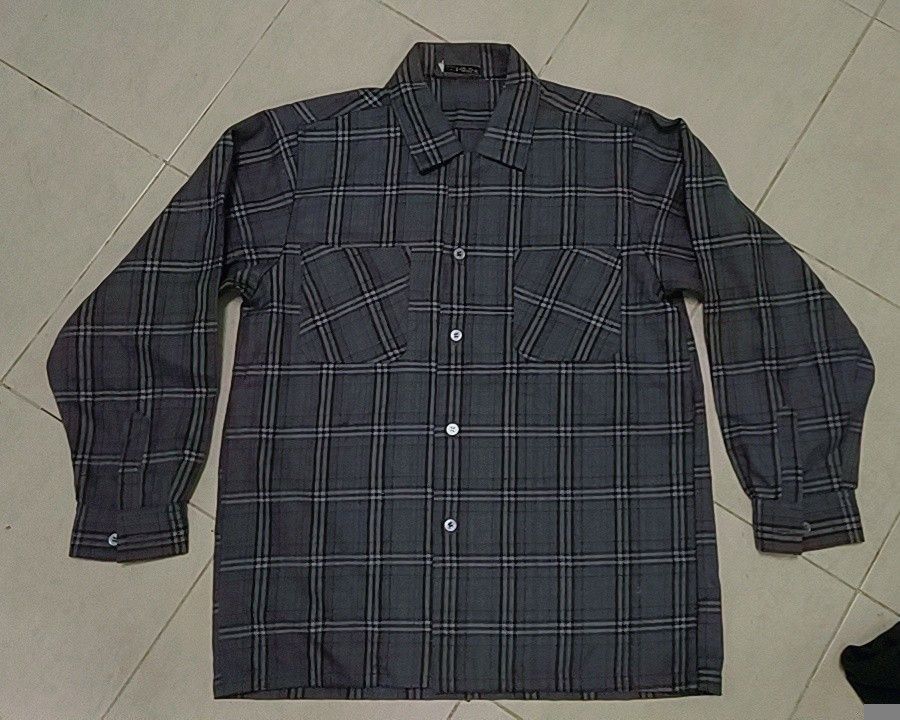 Other Rare Vintage Plaid Long Sleeve Shirt Size US M / EU 48-50 / 2 - 2 Thumbnail
