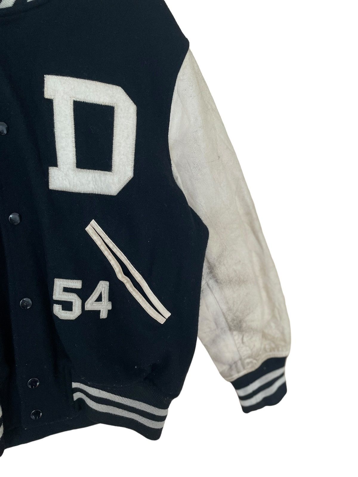 Vintage Vintage Baseball Wool Leather Varsity 1990s Size US L / EU 52-54 / 3 - 3 Thumbnail