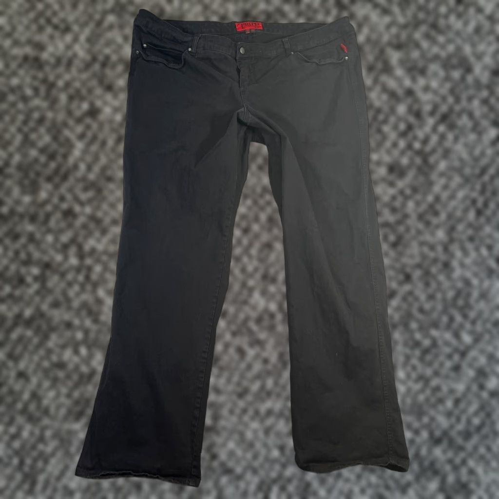 Tripp NYC TRIPP NYC Plus Size Pants Womens 28 Black Tapered Chino Goth Punk Size 28" / US 6 / IT 42 - 1 Thumbnail
