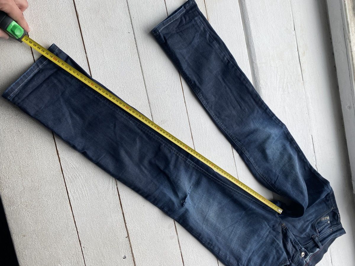 Designer × Diesel × Vintage 🔥Punk Emo Goth Diesel Regular Straight Blue Women Jeans rare Size 27" / US 4 / IT 40 - 11 Thumbnail