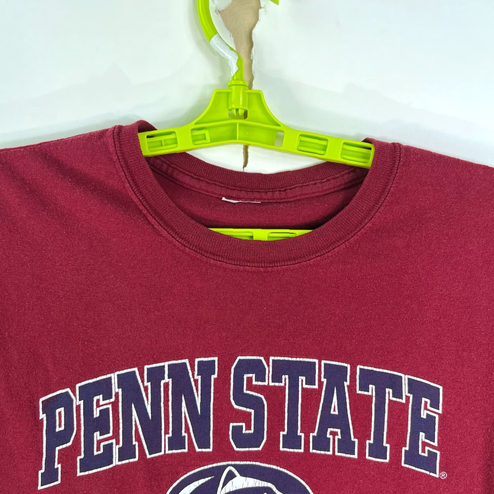Gildan Gildan Penn State Nittany Lions T-Shirt Adult Medium Red Graphic University Mens Size US M / EU 48-50 / 2 - 3 Thumbnail