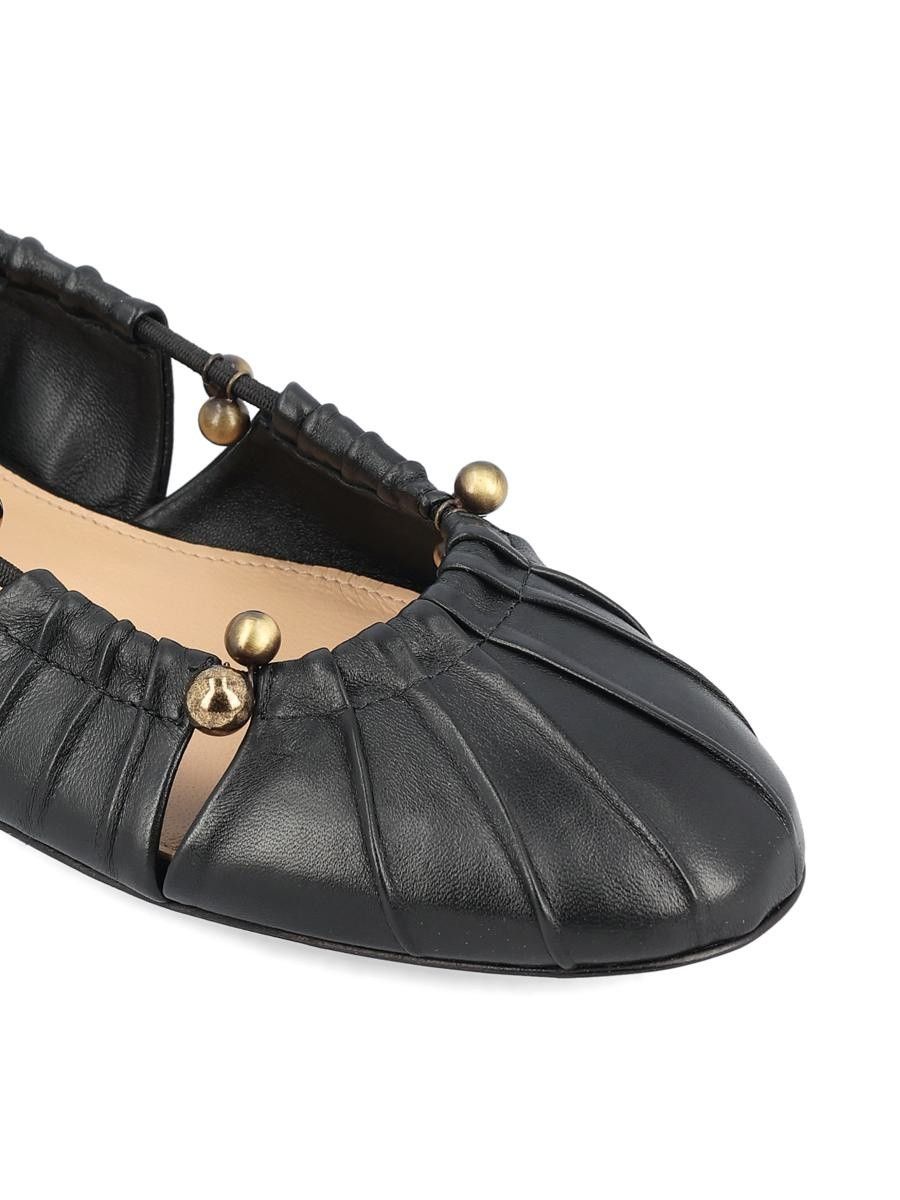 Chloe o1loc1c11125 Luna Ballerina Flats in Black Size US 6 / IT 36 - 4 Thumbnail