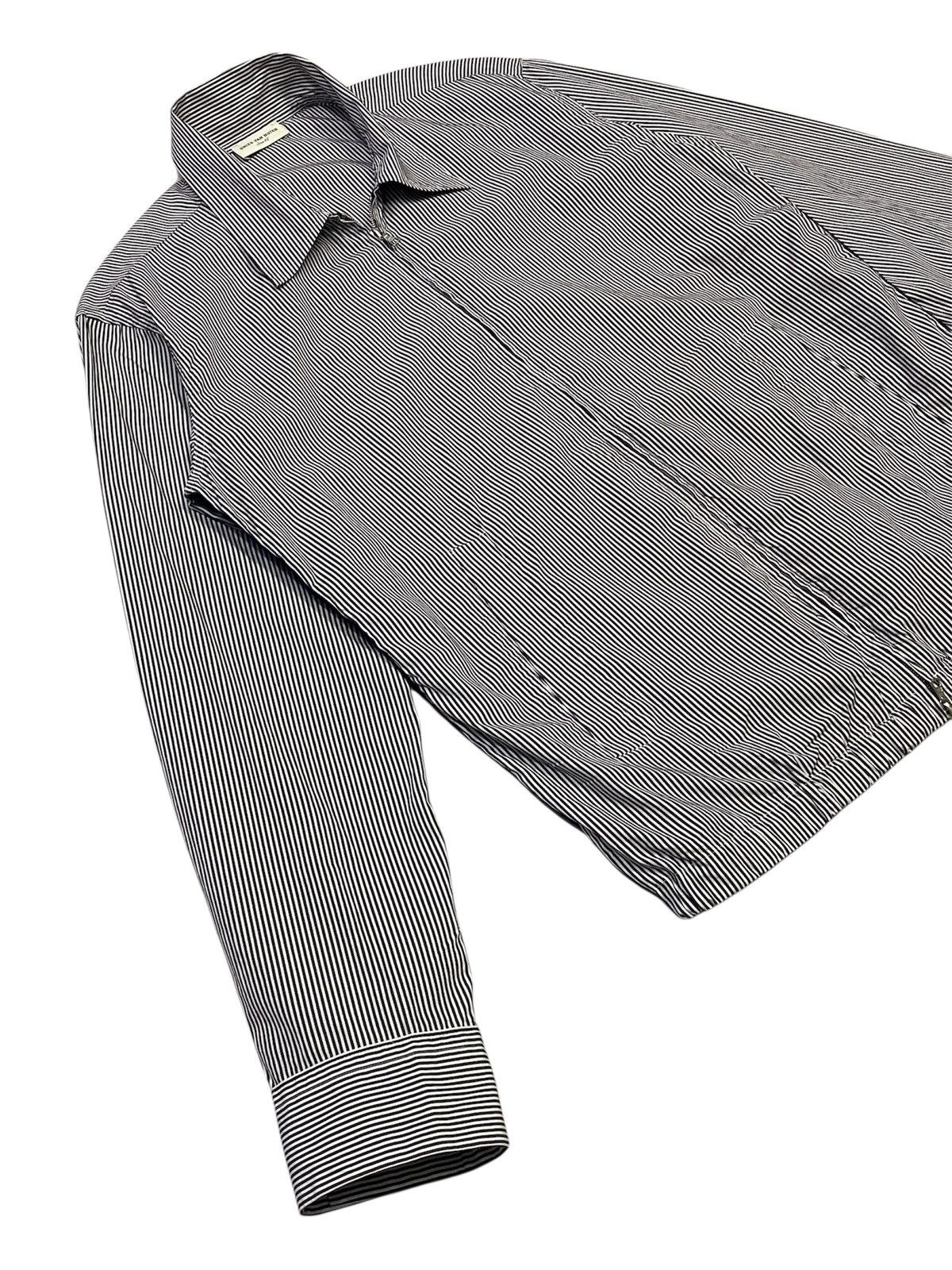 Dries Van Noten Dries Van Noten Charcoal Stripe Thin Cotton Jacket Size L / US 10 / IT 46 - 20 Thumbnail