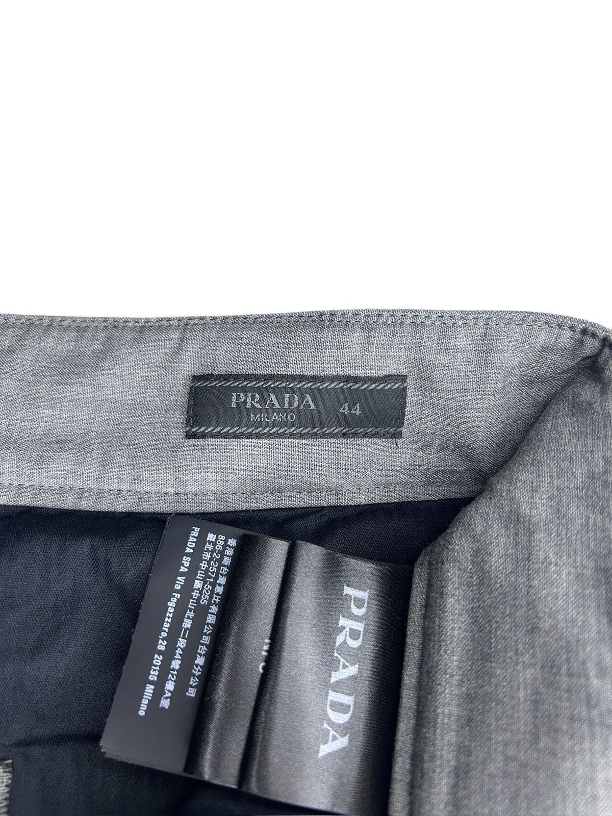 Prada S/S 24 Wool Workwear Trousers Size US 28 / EU 44 - 6 Thumbnail