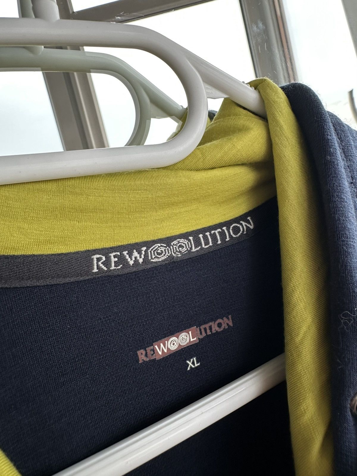 Outdoor Voices REDA Rewoolution Navy Blue Merino Wool Hoodie Size XL Size US XL / EU 56 / 4 - 4 Thumbnail