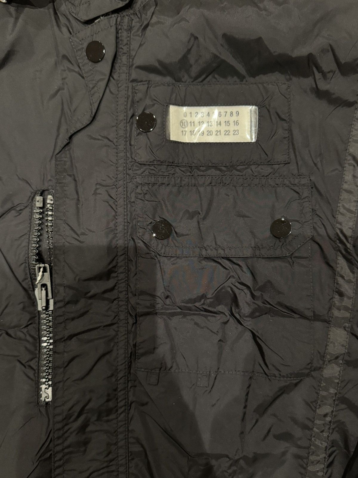 Maison Margiela Maison Margiela Black Nylon Jacket Size US S / EU 44-46 / 1 - 3 Thumbnail