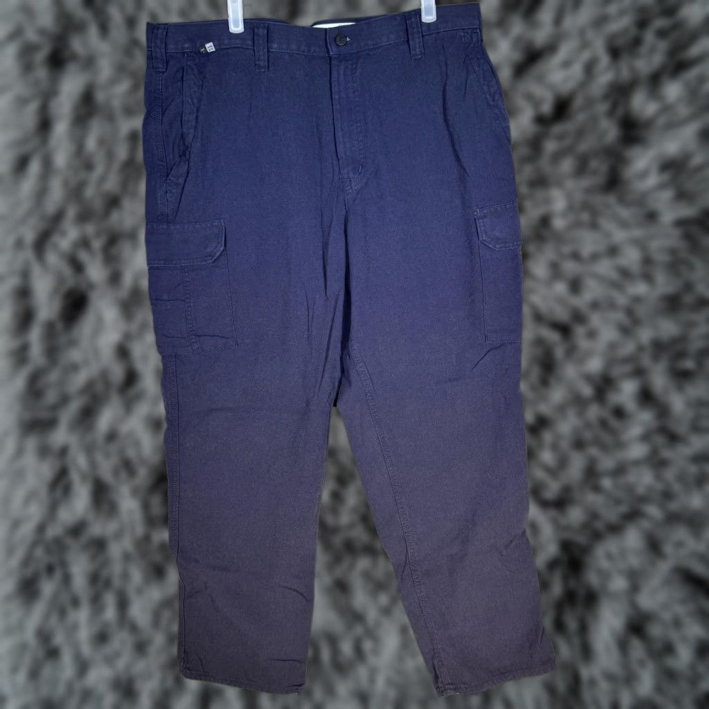 Carhartt Carhartt FR Cargo Pants Mens 38x30 Blue Westex DH CAT2 Arc Flash Workwear Cargo Pant Men Blue FR Workwear Size US 38 / EU 54 - 1 Thumbnail