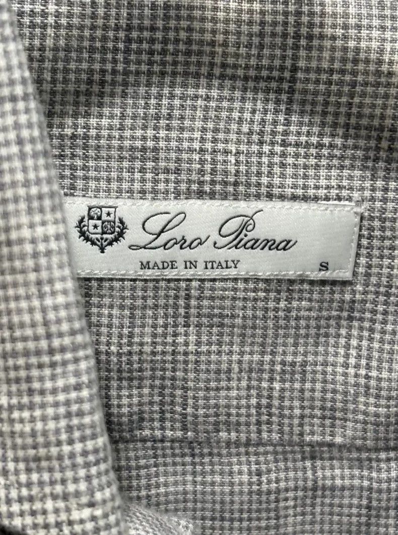 Loro Piana LORO PIANA Men's linen shirt Size US S / EU 44-46 / 1 - 2 Thumbnail