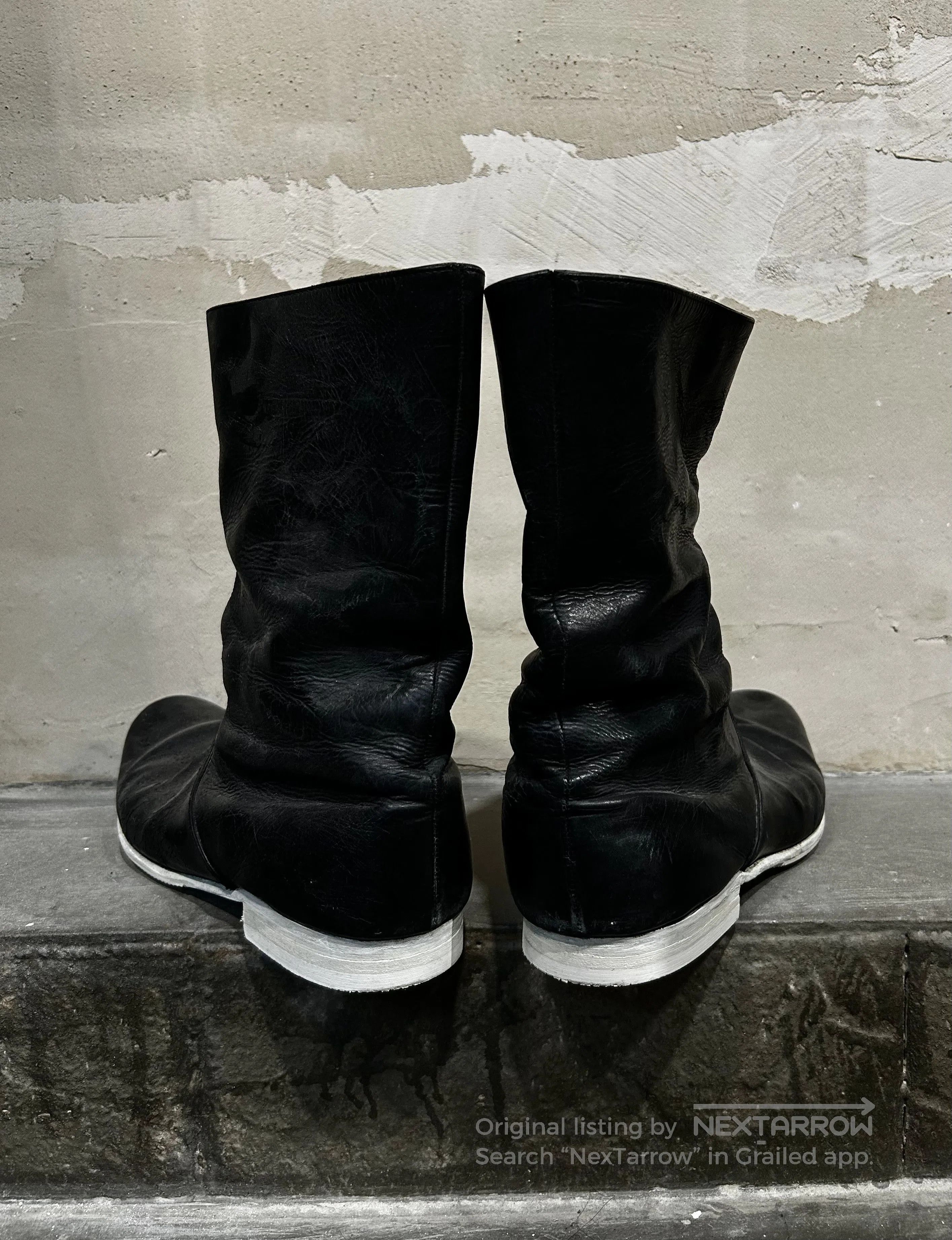 DEN IM by SIKI IM Number (N)ine 2002ss Modern Age Leather Boots. Size US 8 / EU 41 - 5 Thumbnail