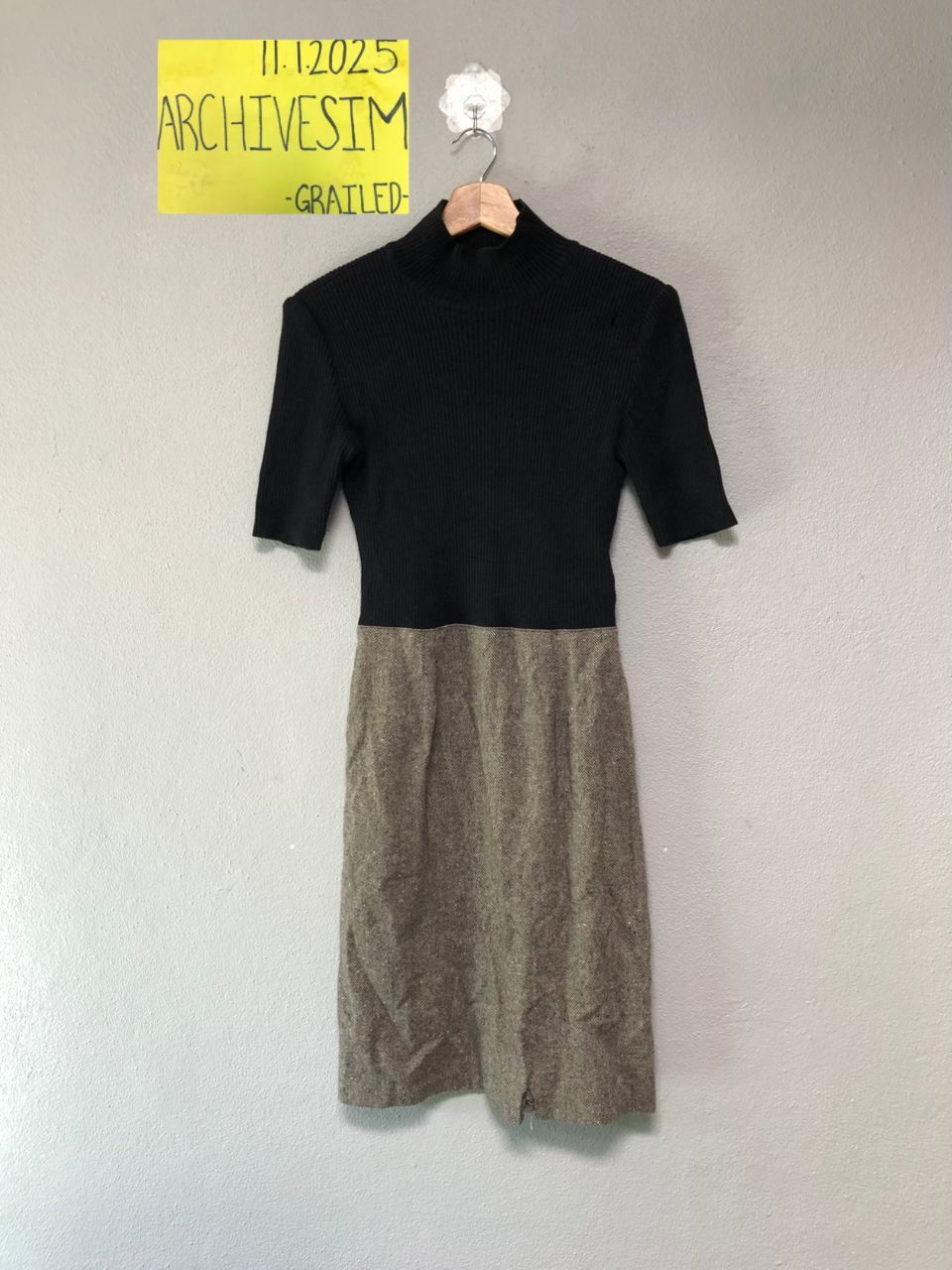 Balenciaga Balenciaga Mini Dress Wool Size S / US 4 / IT 40 - 2 Thumbnail