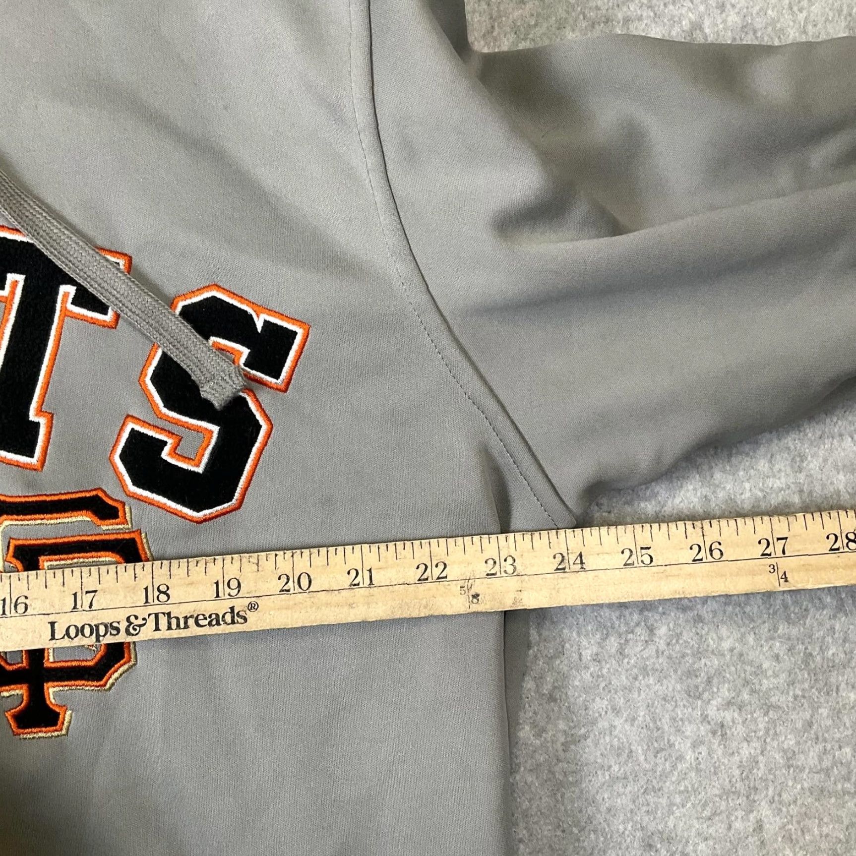 MLB MLB Giants Jacket Full Zip Baseball Gray L Mens Size US L / EU 52-54 / 3 - 6 Thumbnail