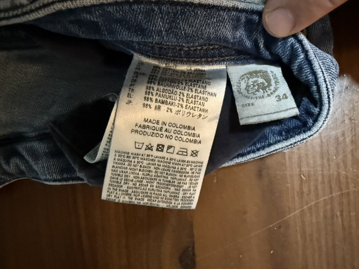 Diesel Diesel Safado Distressed Denim Blue Jeans Size 34 x 32 Size US 34 / EU 50 - 5 Thumbnail