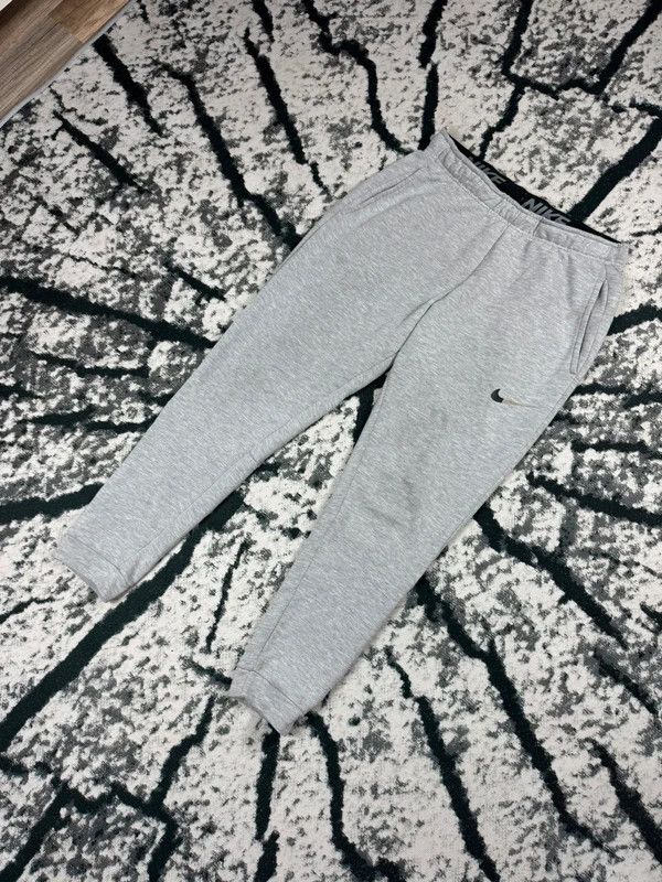 Nike Nike Dri fit tracksuit pants gray M logo Size US 32 / EU 48 - 3 Thumbnail