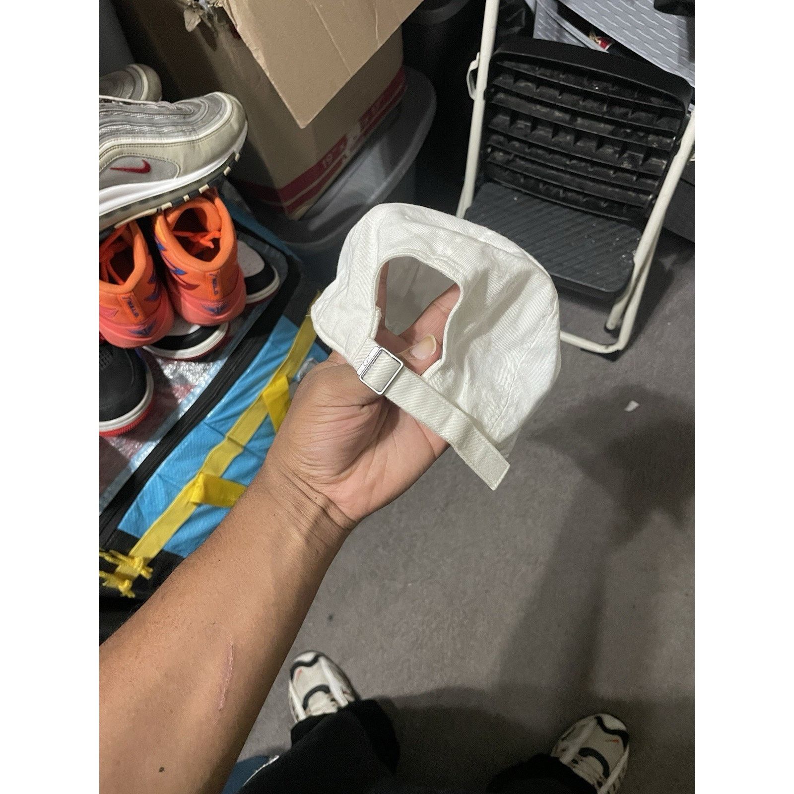 Nike Nike Hat Cap Strap Back One Size White Heritage Cap Athletic Size ONE SIZE - 2 Thumbnail