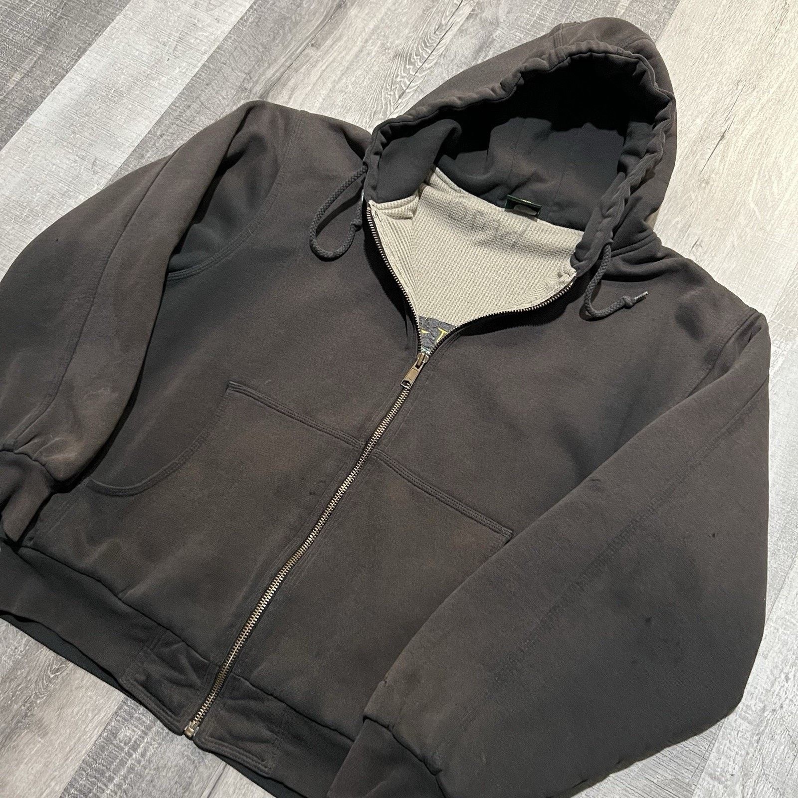 Cabelas Antarctica Spill Response Sun Faded Thermal Cabelas Hoodie Size US L / EU 52-54 / 3 - 4 Thumbnail
