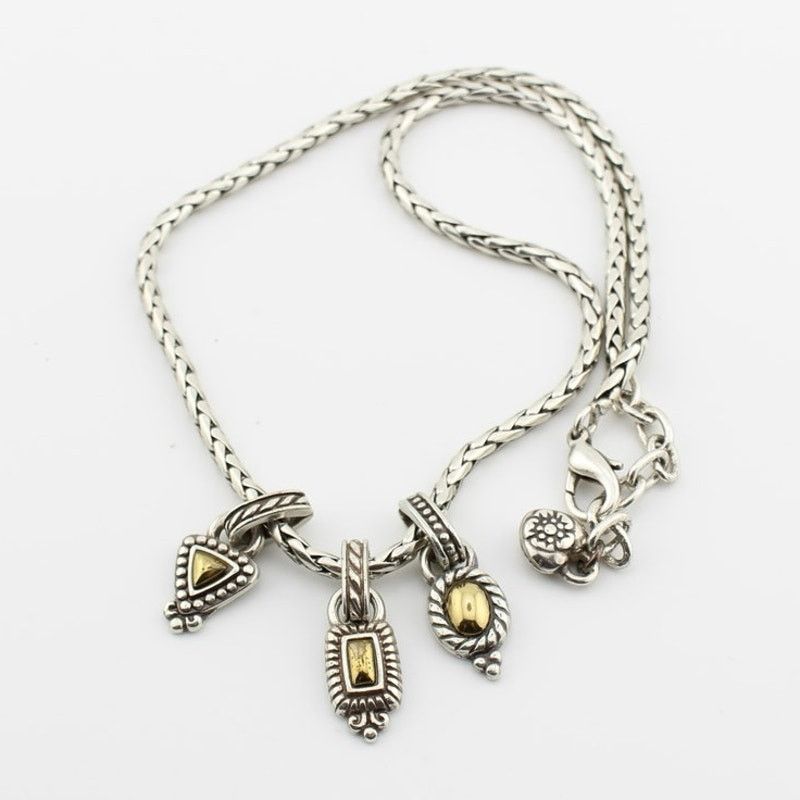 Brighton Brighton Silver Tone Charm Necklace Mixed Metal Southwest Size ONE SIZE - 6 Thumbnail