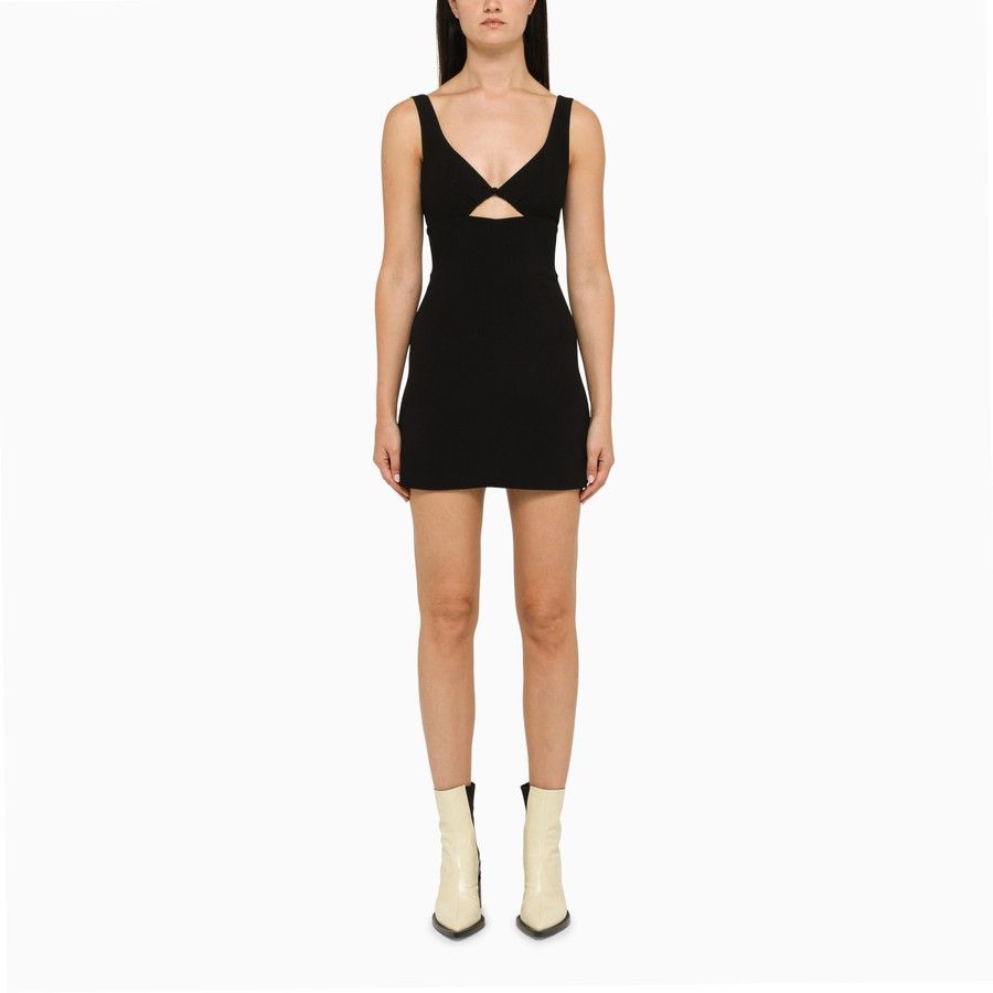 image of Ami O1D2Blof0124 Dress In Black, Women's (Size XS)