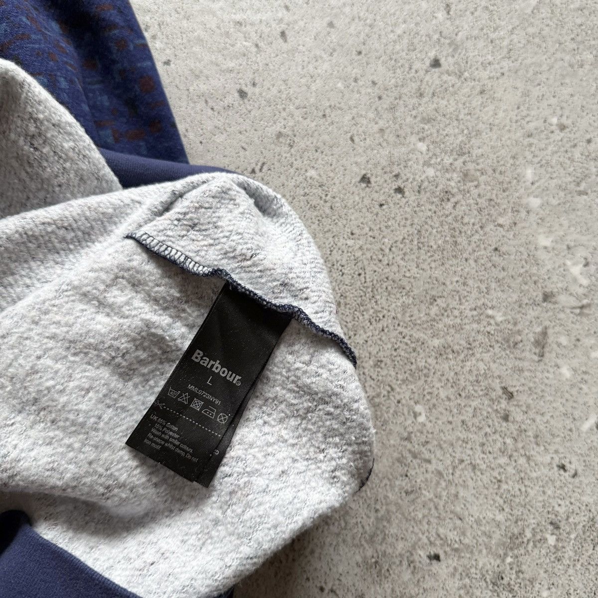 Barbour Barbour White Mountaineering Mens Blue Crewneck Sweatshirt Size US L / EU 52-54 / 3 - 5 Thumbnail