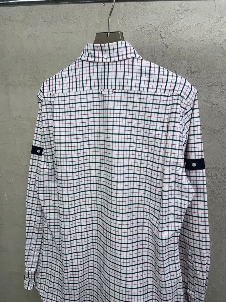 Thom Browne Thom browne White, black and red plaid double-sleeved shirt Size US L / EU 52-54 / 3 - 4 Thumbnail