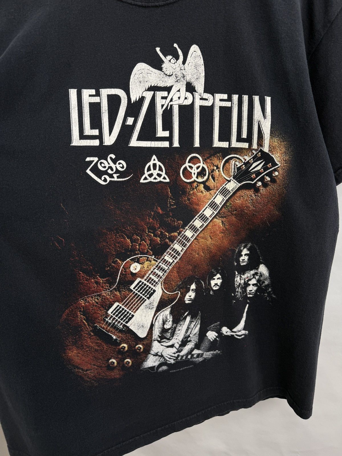 Led Zeppelin 🇬🇧 Vintage 2004 Led Zeppelin Jimmy Page Robert Plant Bonham T Size US XL / EU 56 / 4 - 5 Thumbnail