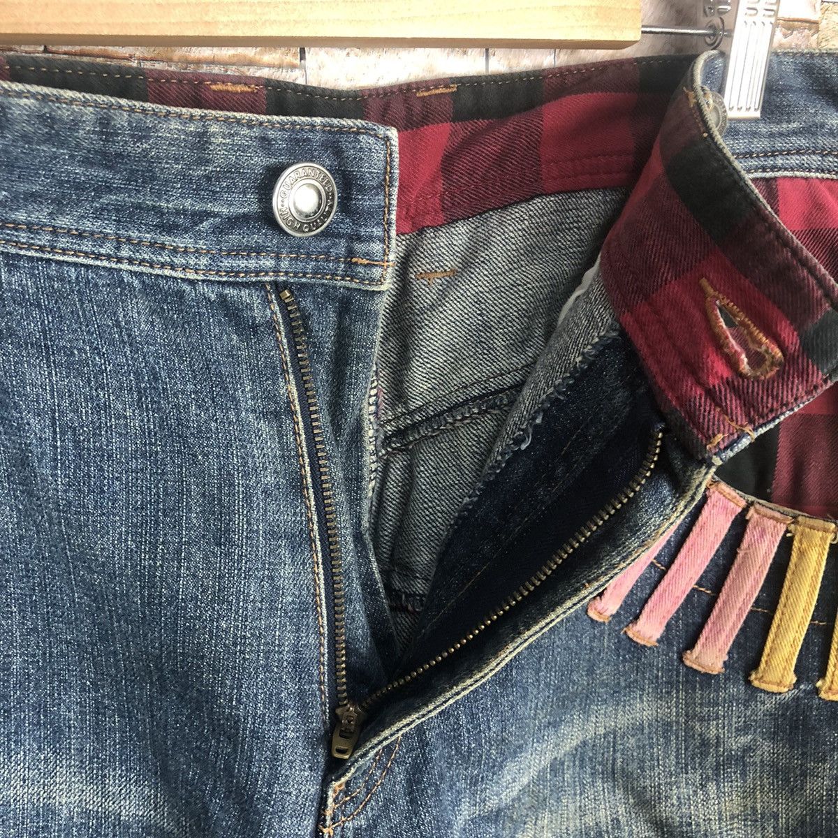 Designer × Japanese Brand Urban Vanue double waist Blue Denim Pants #A117 Size US 32 / EU 48 - 13 Thumbnail