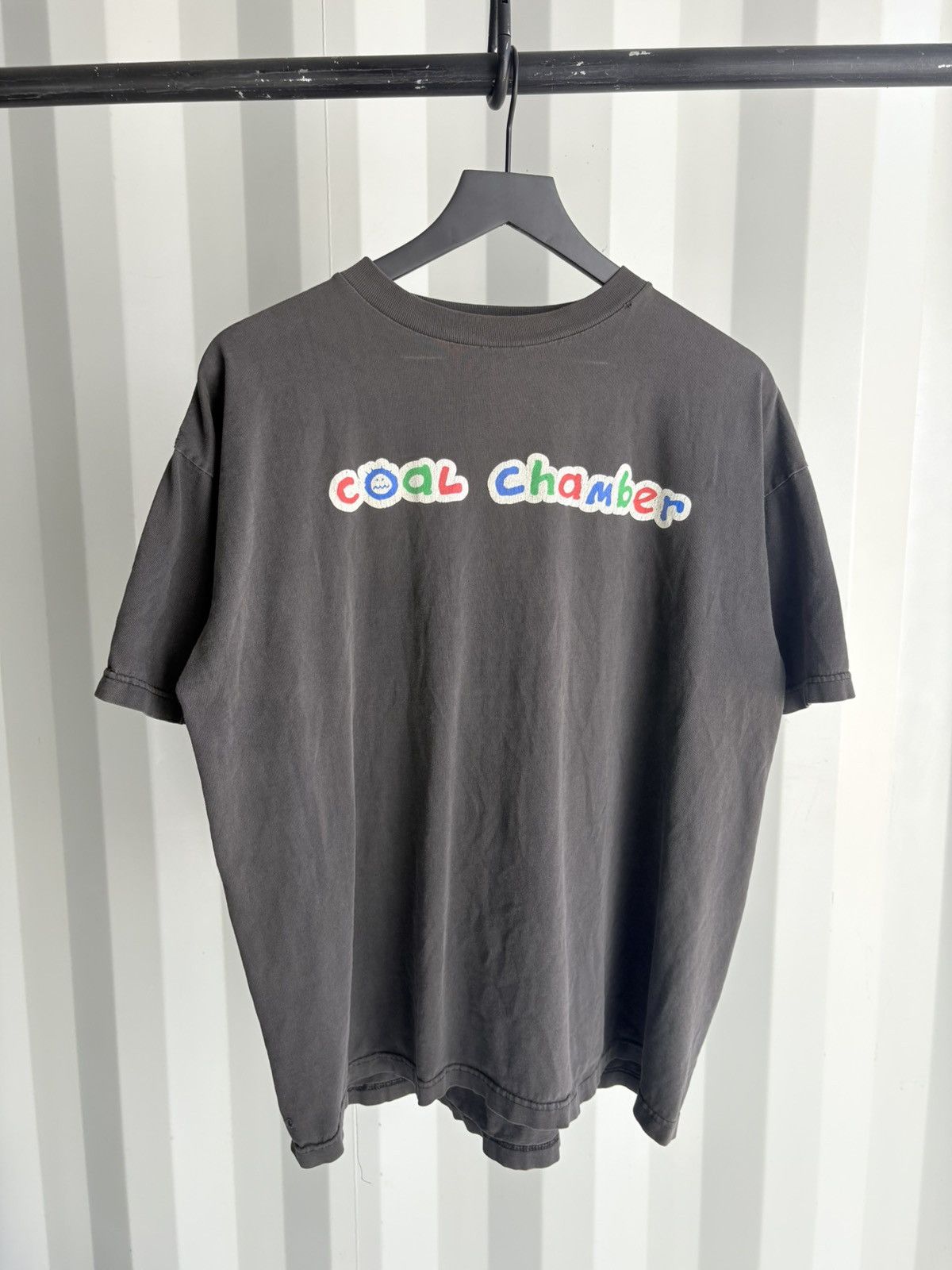 Band Tees Thrashed Coal Chamber Faded Distressed ERD GRUNGE Size US XL / EU 56 / 4 - 1 Thumbnail