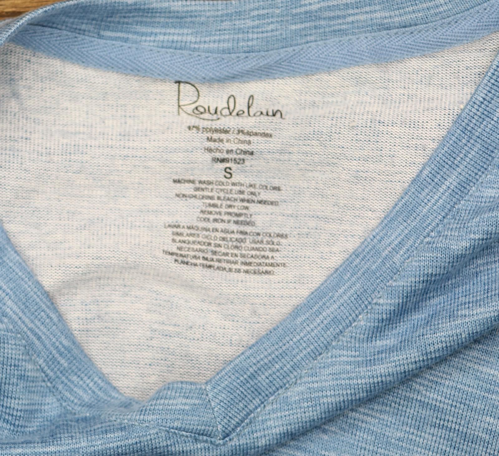 Other Roudelain T-shirt & Jogger Pants Pajama Set Niagara Blue S Size 28" / US 6 / IT 42 - 6 Thumbnail