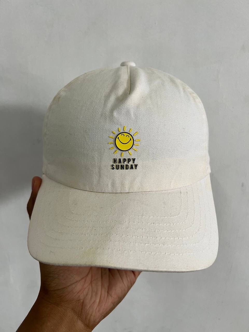 Japanese Brand Happy Sunday Smiley World Hat Size ONE SIZE - 6 Thumbnail