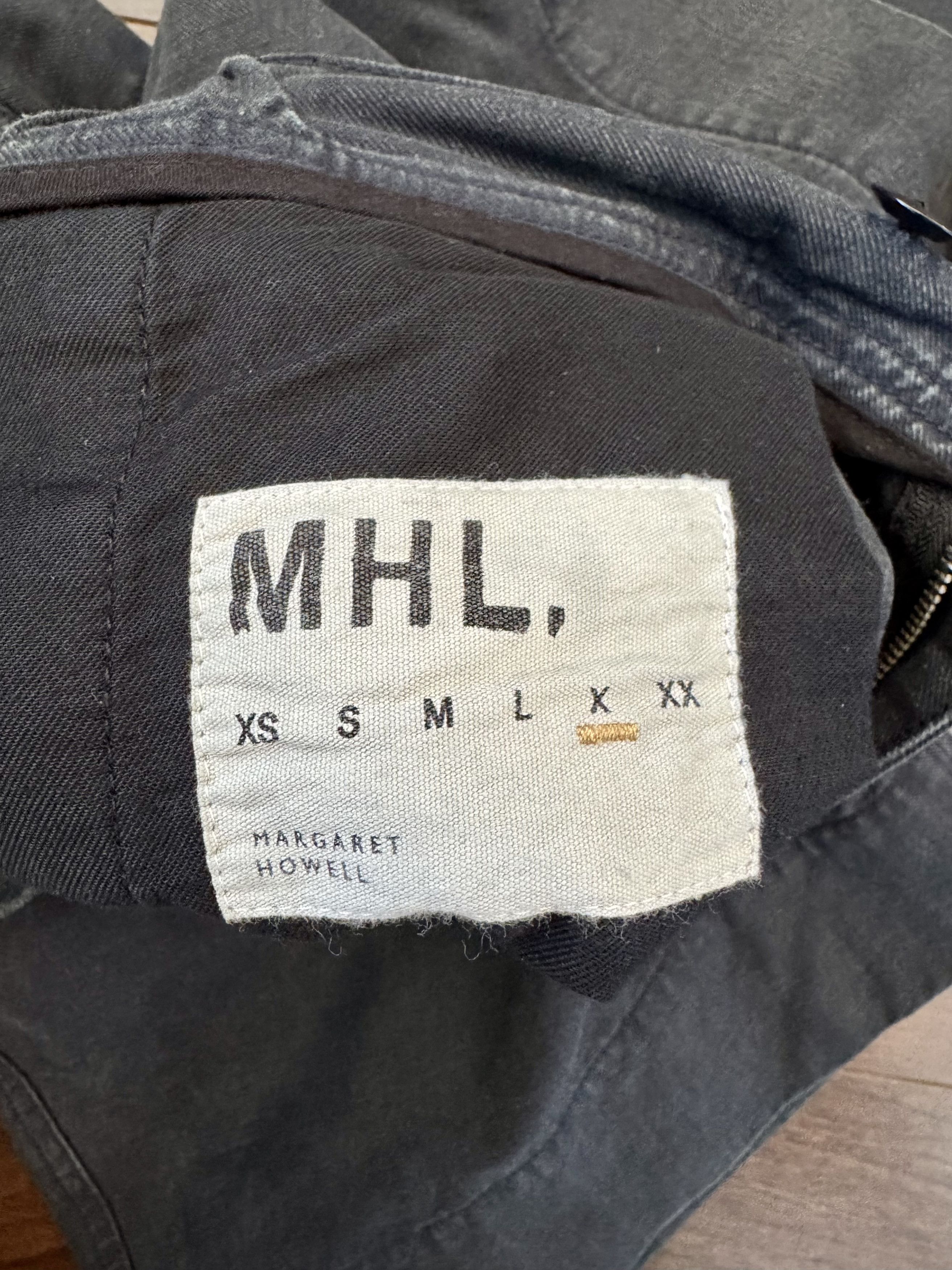 Margaret Howell MHL. Sport Shorts Irregular Cotton – Navy (XL) Size US 36 / EU 52 - 4 Thumbnail