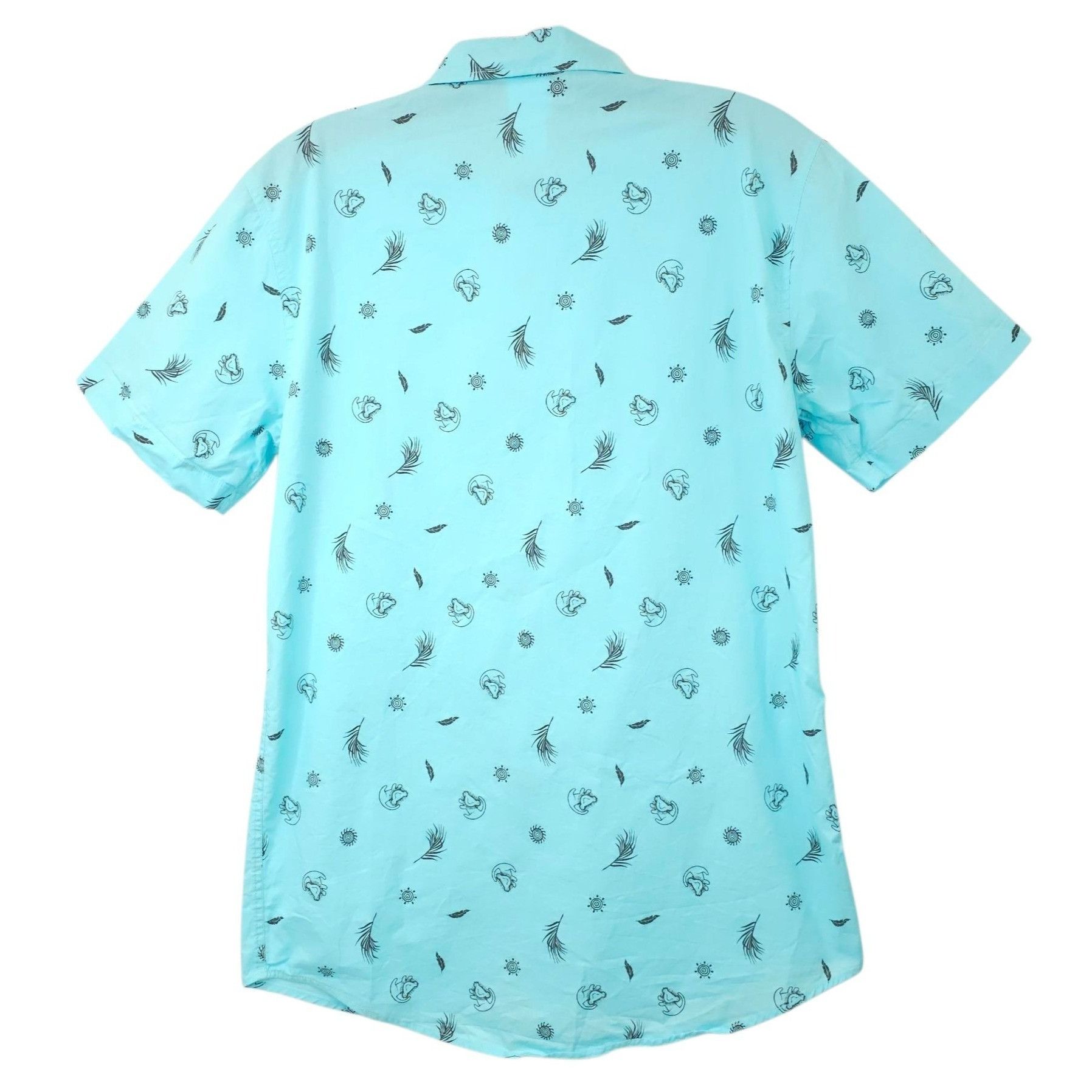 Disney Disney The Lion King Woven Button Front Shirt Adult S Simba Size US S / EU 44-46 / 1 - 2 Thumbnail
