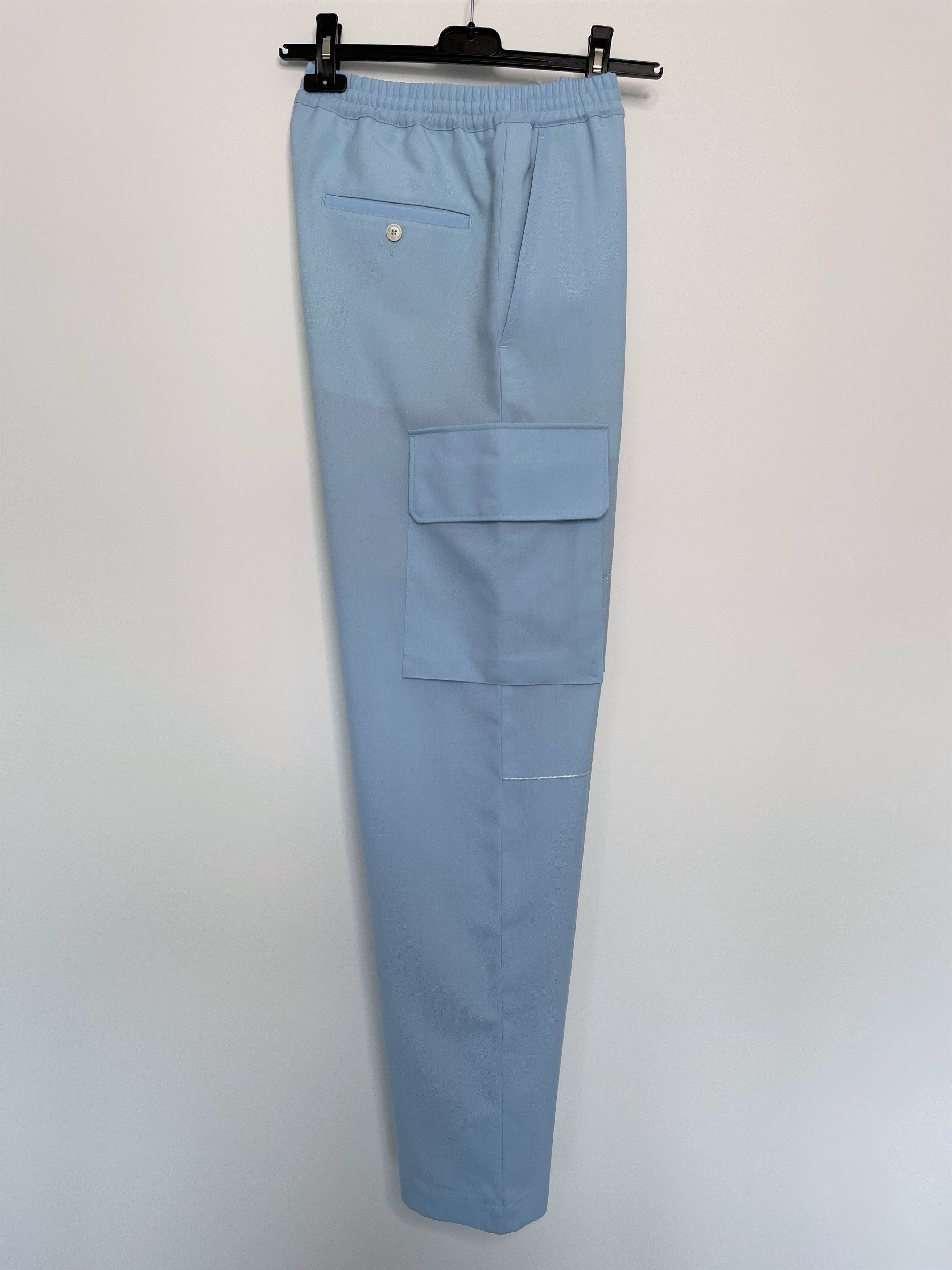 Marni Blue Tropical Cargo Pants