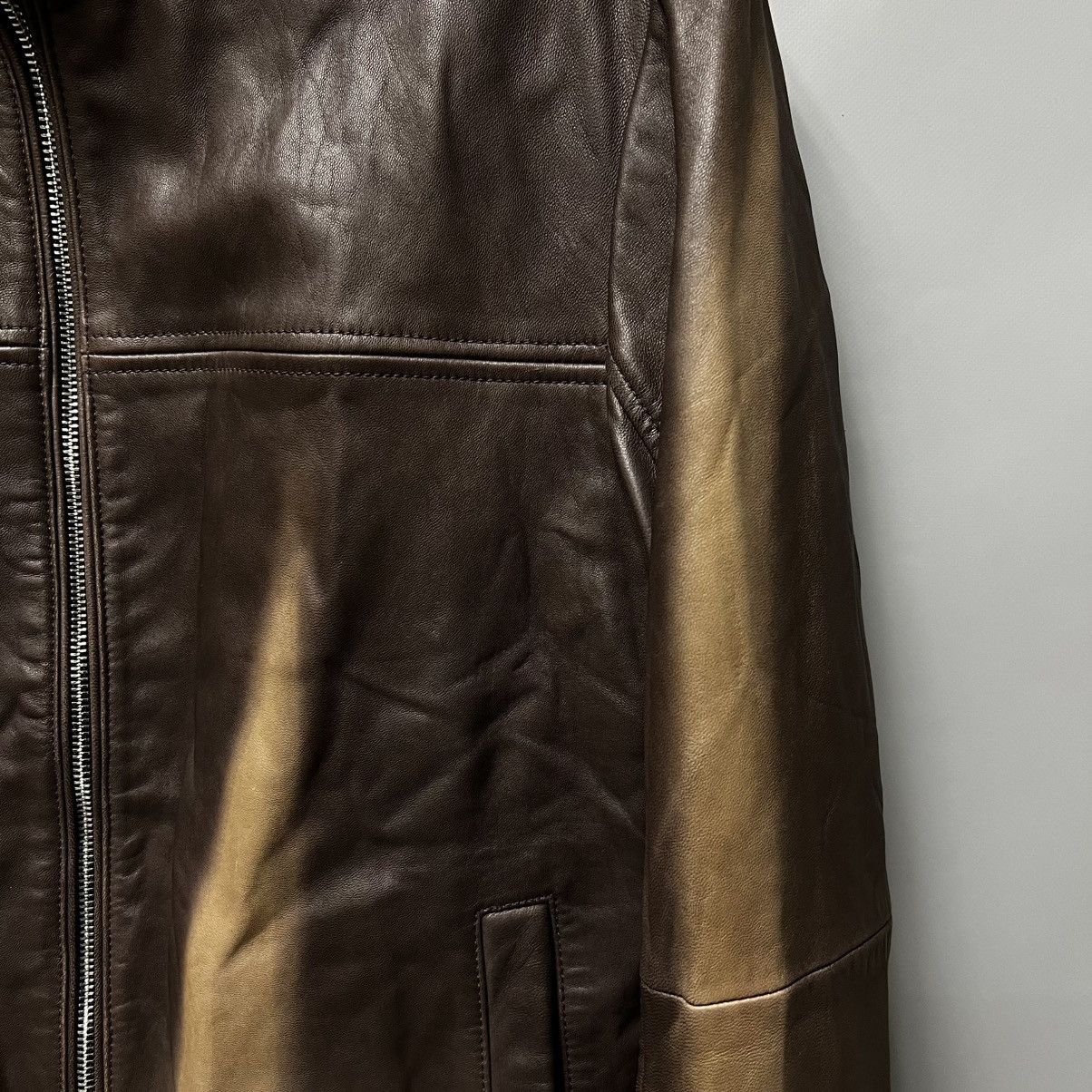 Hugo Boss Hugo Boss Leather Jacket Lamb Exclusive Custom Size US M / EU 48-50 / 2 - 10 Thumbnail