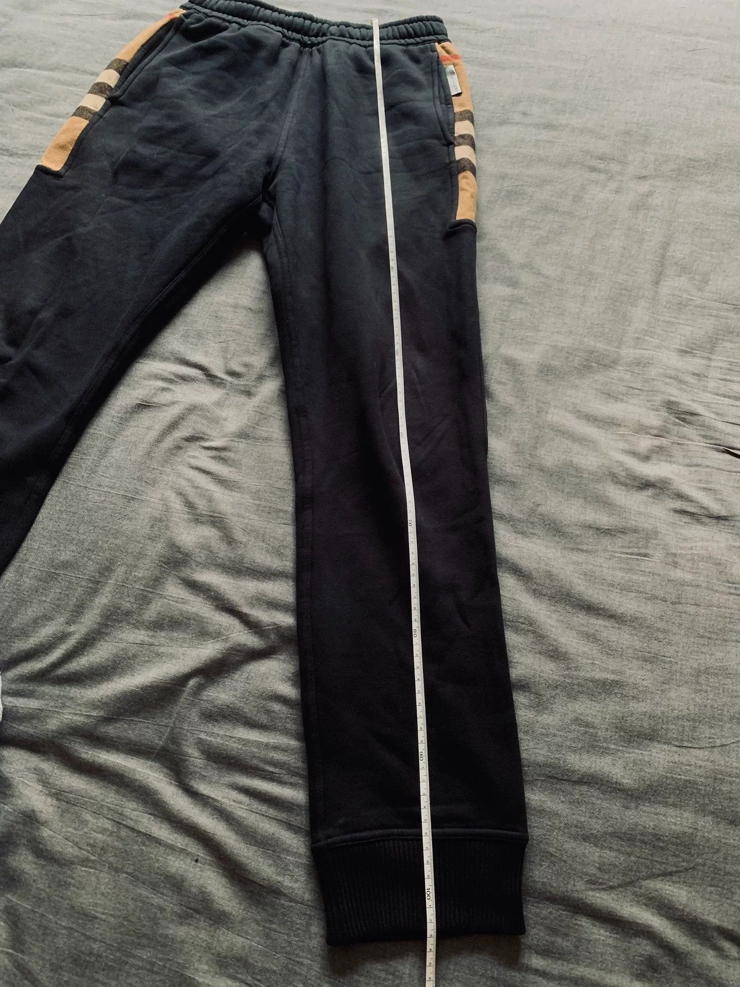 Burberry Burberry Side Logo Classic Check Spliced Sweatpants Size US 32 / EU 48 - 7 Thumbnail