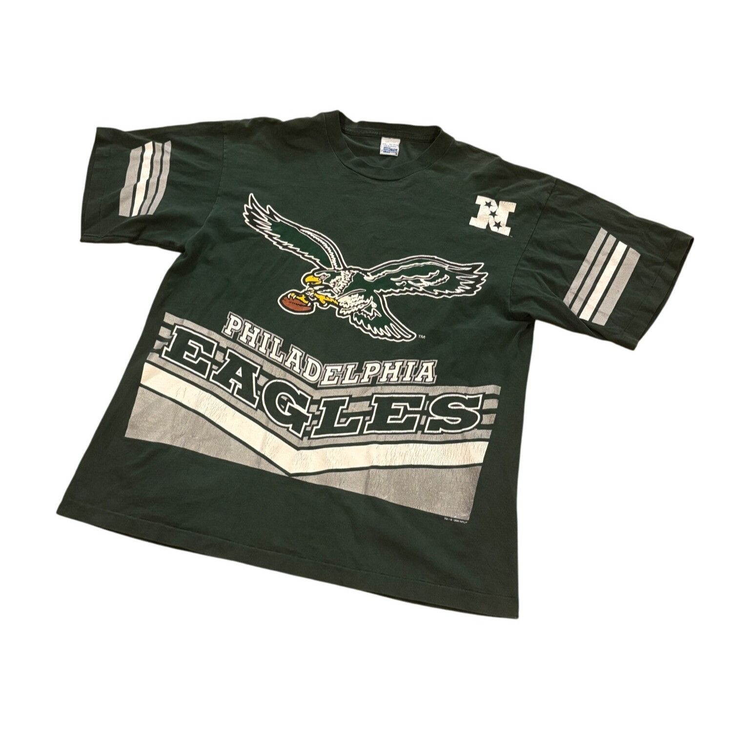 Salem Sportswear Vintage 1995 Salem Sportswear Philadelphia Eagles Double Sid Size US XXL / EU 58 / 5 - 4 Thumbnail
