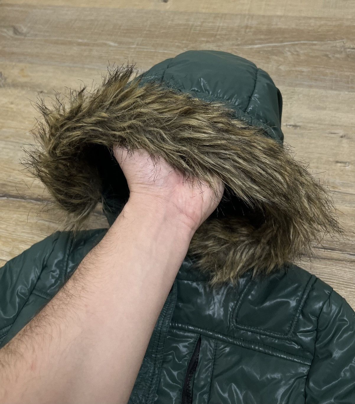 If Six Was Nine If Six Was Nine Style Bomber Jacket Fur Hood 90s Size US S / EU 44-46 / 1 - 5 Thumbnail