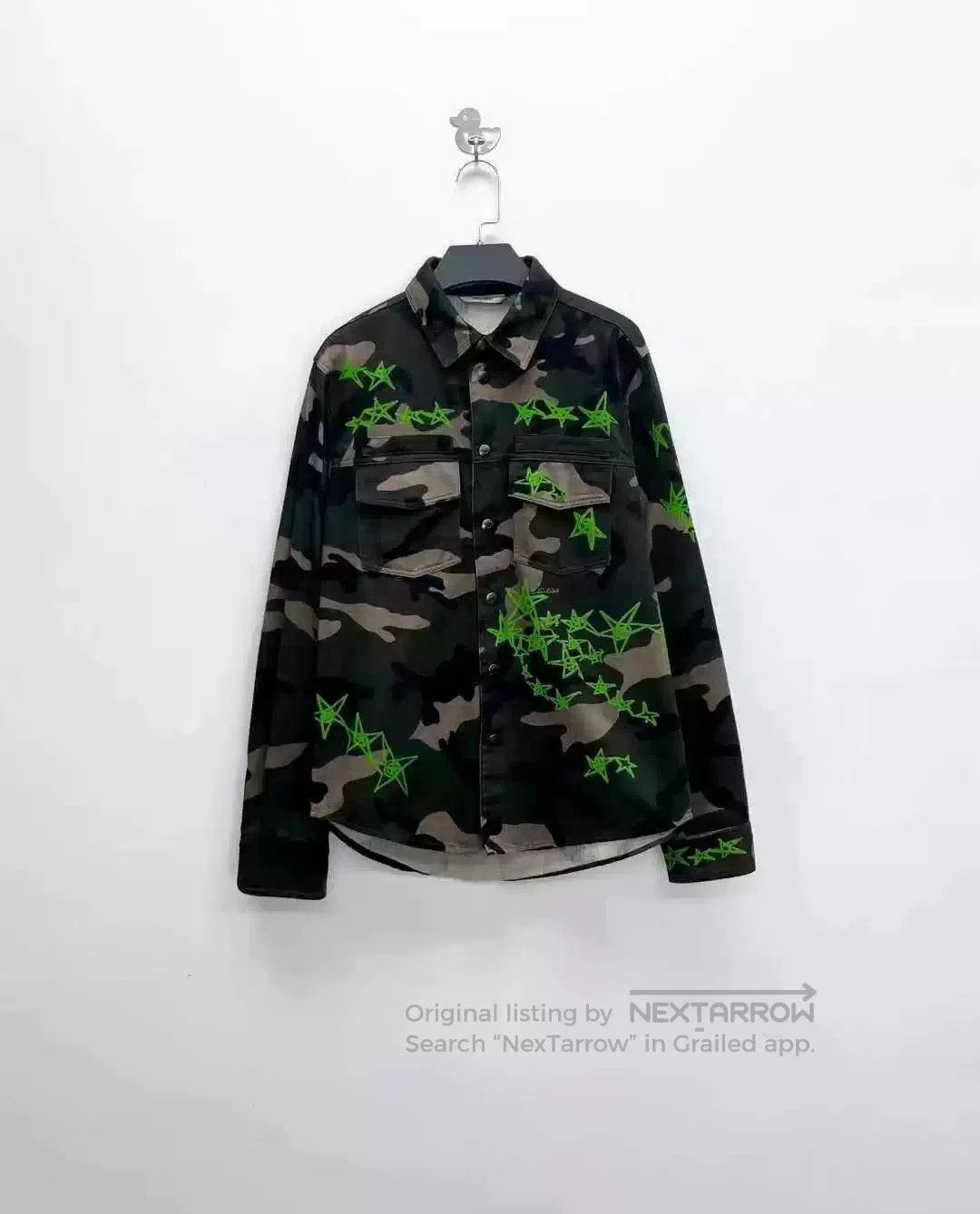 Valentino Valentino Camouflage Graffiti Shirt Jacket. Size US M / EU 48-50 / 2 - 1 Thumbnail