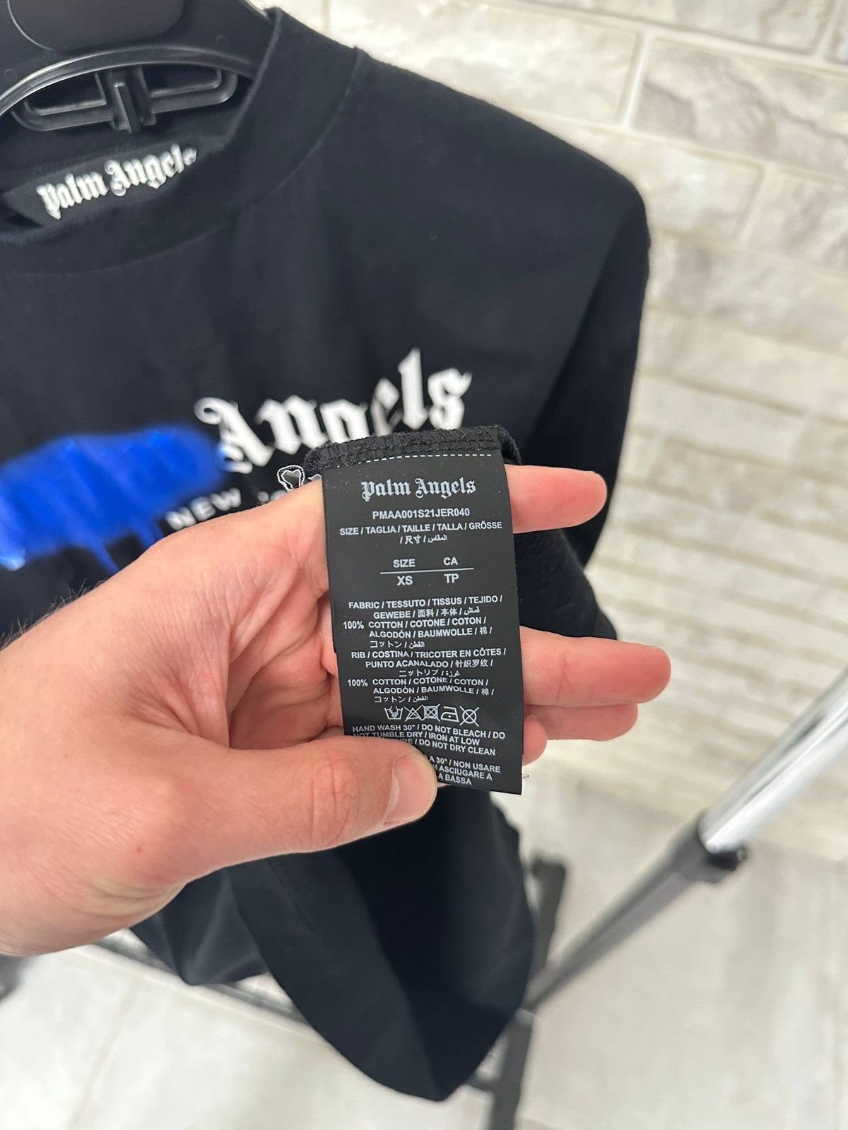 Palm Angels Palm Angels Sprayed T-shirt Size US XS / EU 42 / 0 - 4 Thumbnail