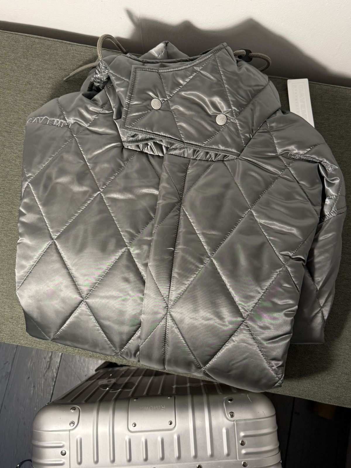 Cav Empt Cav Empt - 25 Silver Coat - L Size US L / EU 52-54 / 3 - 5 Thumbnail