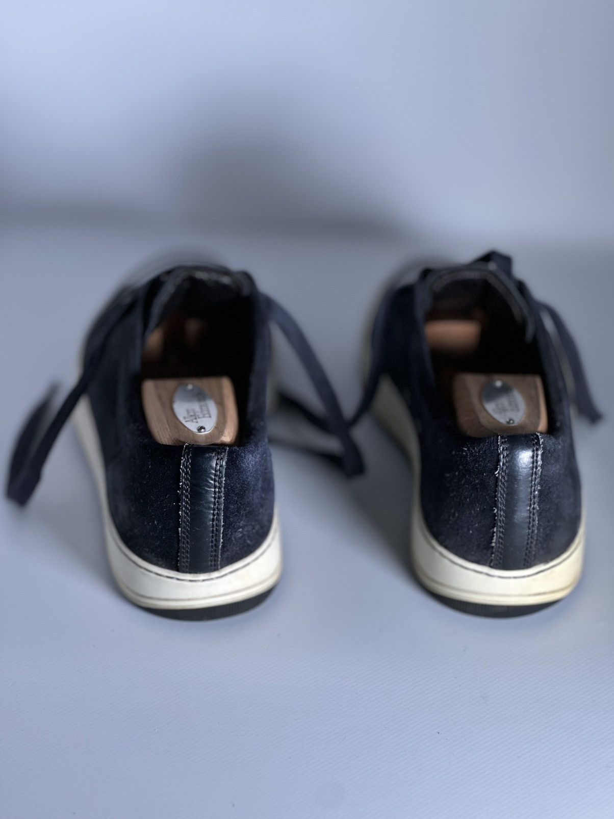 Lanvin Lanvin Blue/Black Suede and Patent Leather Low Top Sneakers Size US 6 / EU 39 - 18 Thumbnail