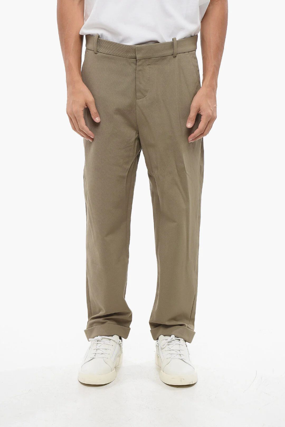 Balmain og1mm0326 Straight-Fit Pant in Green Size US 30 / EU 46 - 1 Thumbnail