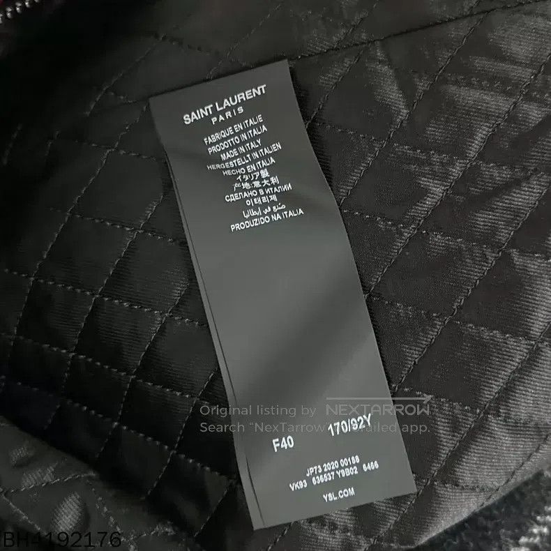 Saint Laurent Paris Saint Laurent Paris size 40 Black and Red Plaid Zip-Up Jac Size M / US 6-8 / IT 42-44 - 4 Thumbnail