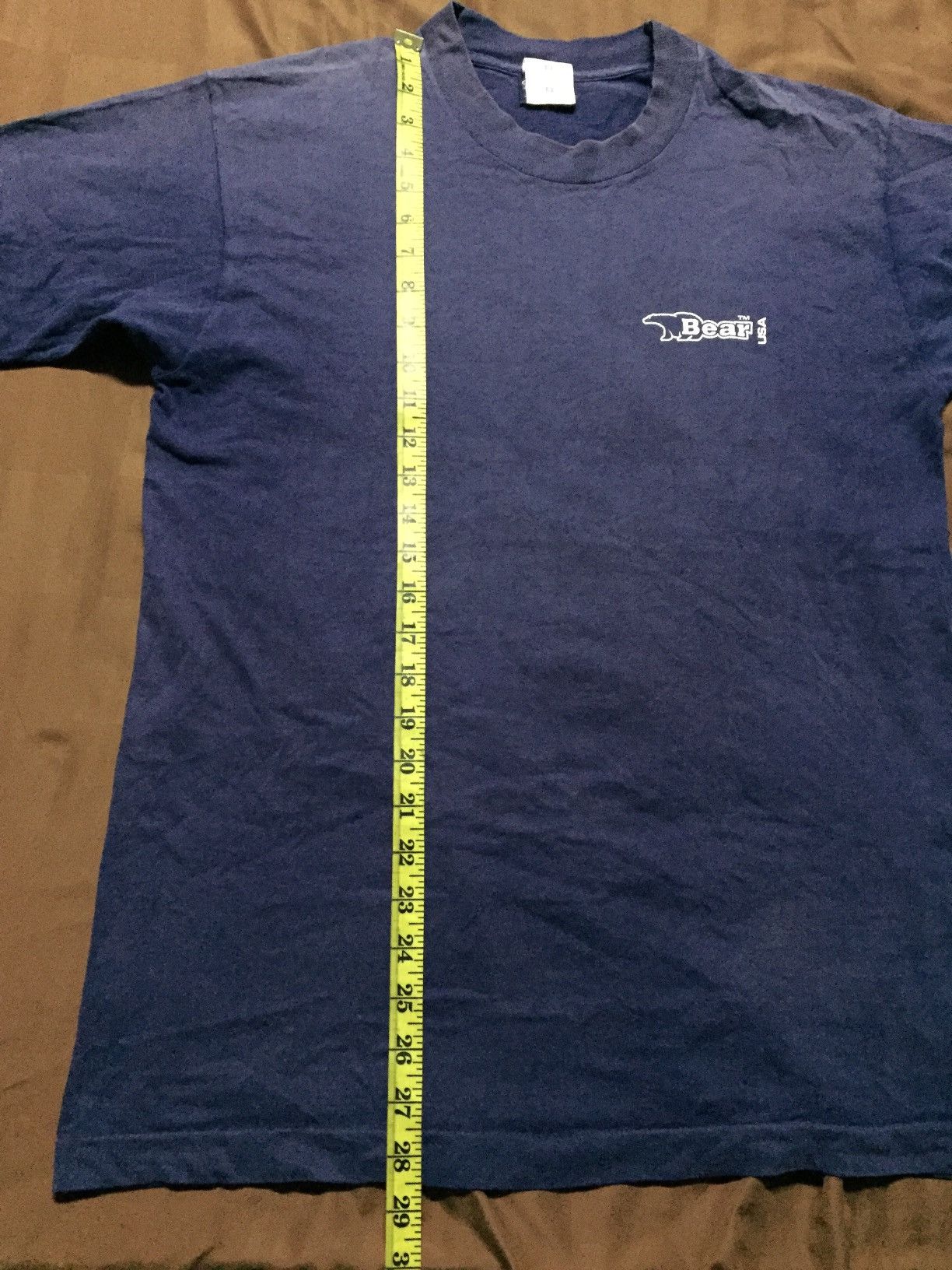 Vintage Vintage 90s Bear USA Single Stitch Sunfaded Tee Size US M / EU 48-50 / 2 - 8 Thumbnail