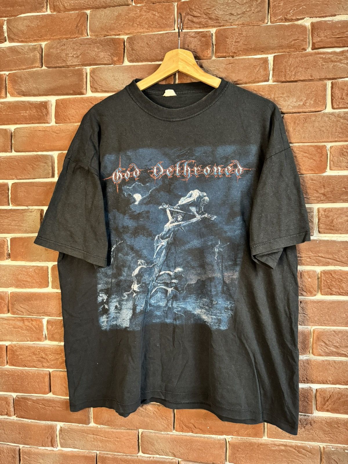 Band Tees Rare Vintage 90s God Dethroned Blasphemy Metal Band Tee XL Size US XL / EU 56 / 4 - 3 Thumbnail