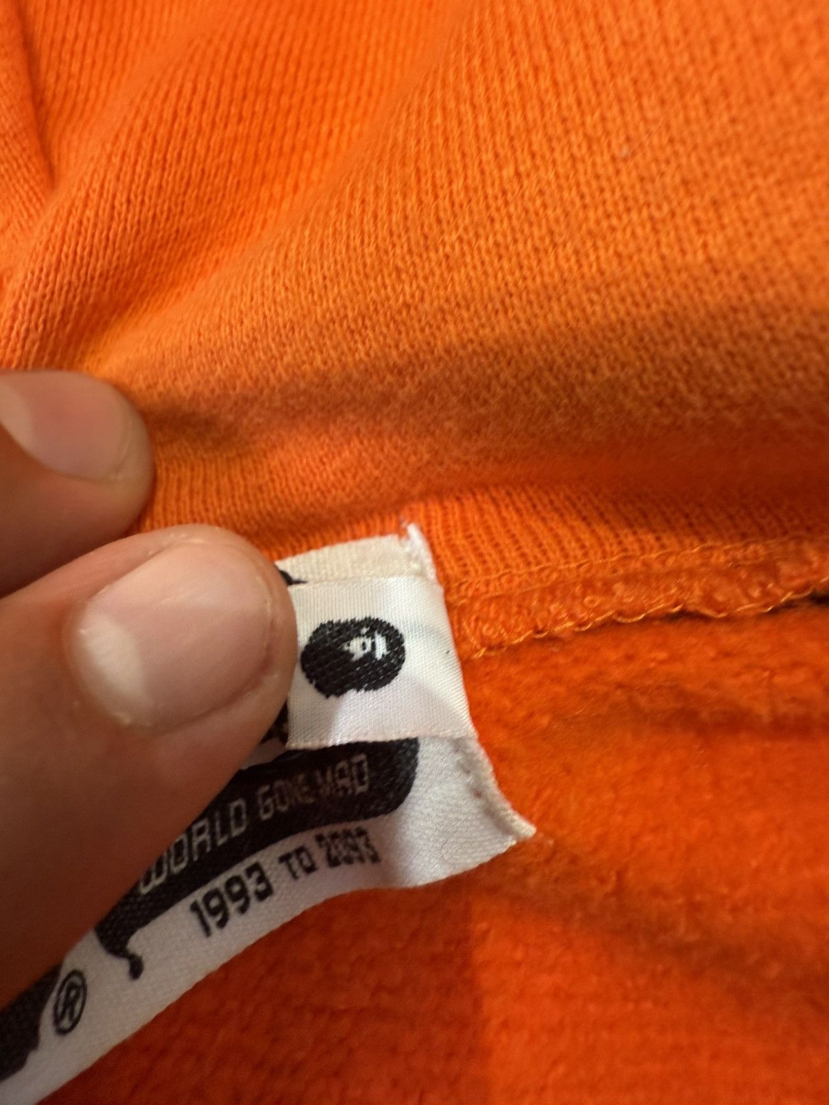 Vintage 90’s BATHING APE BAPE NEON WGM RARE SHARKY2K FULL ZIP HOODIE Size US M / EU 48-50 / 2 - 13 Thumbnail