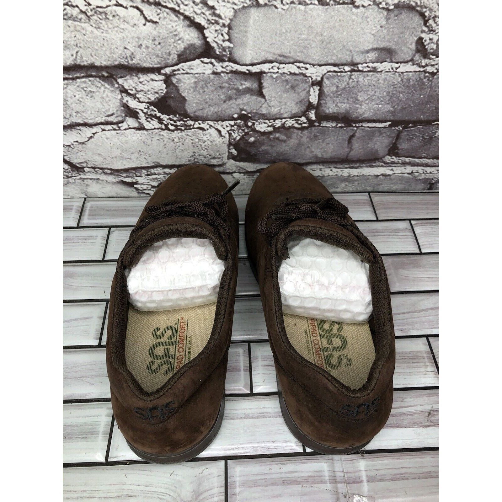 Other SAS Tripad Free Time Brown Suede Walking Lace Up Shoes Women Size US 7 / IT 37 - 5 Thumbnail