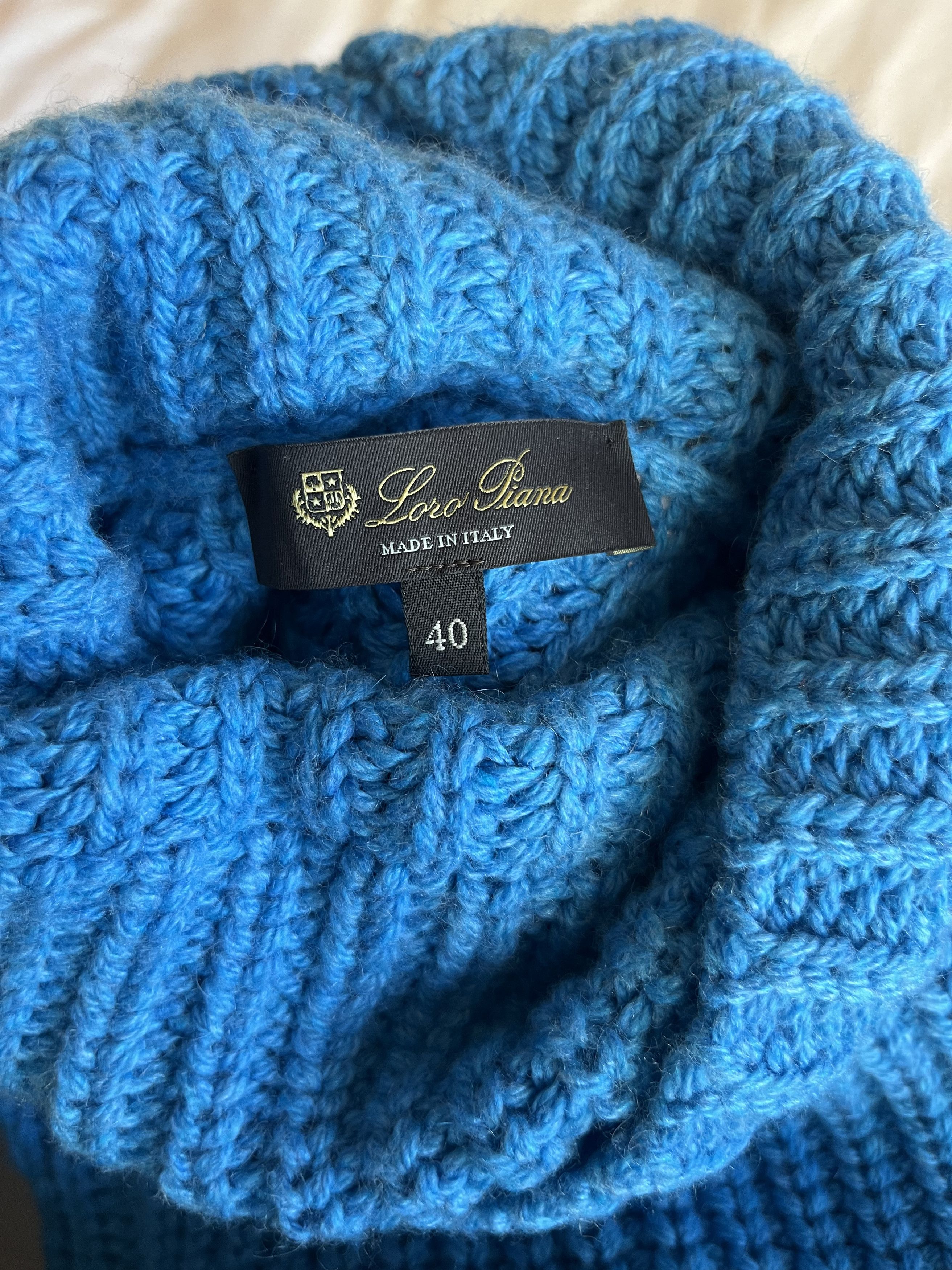 Loro Piana Loro Piana Chunky Knit Sweater Size S / US 4 / IT 40 - 4 Thumbnail