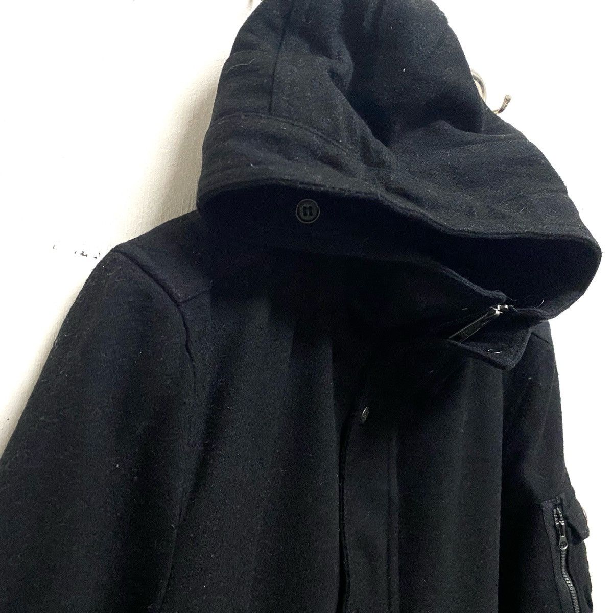 Von Dutch Rare Von Dutch Wool Jacket Zipper x Snap Button Hoodie Size US M / EU 48-50 / 2 - 2 Thumbnail