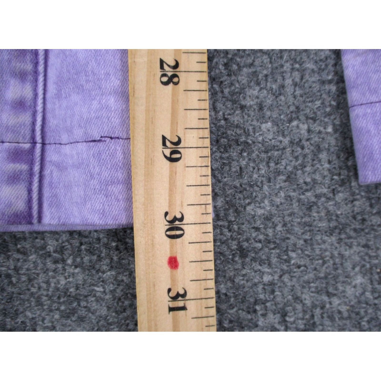 Vintage Ranch Dress'n Jeans Womens S Denim Work Flare Wide Leg Bootcut 5-Pocket Denim Cotton Modal Spandex Purple Vintage No Size 42" / US 20 - 4 Thumbnail