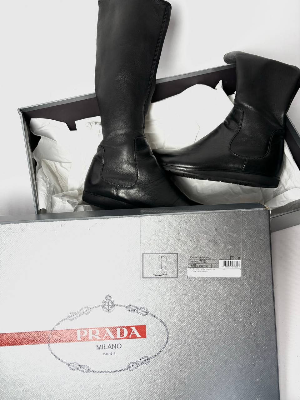Prada Prada Riding leather boots Size US 8 / IT 38 - 2 Thumbnail