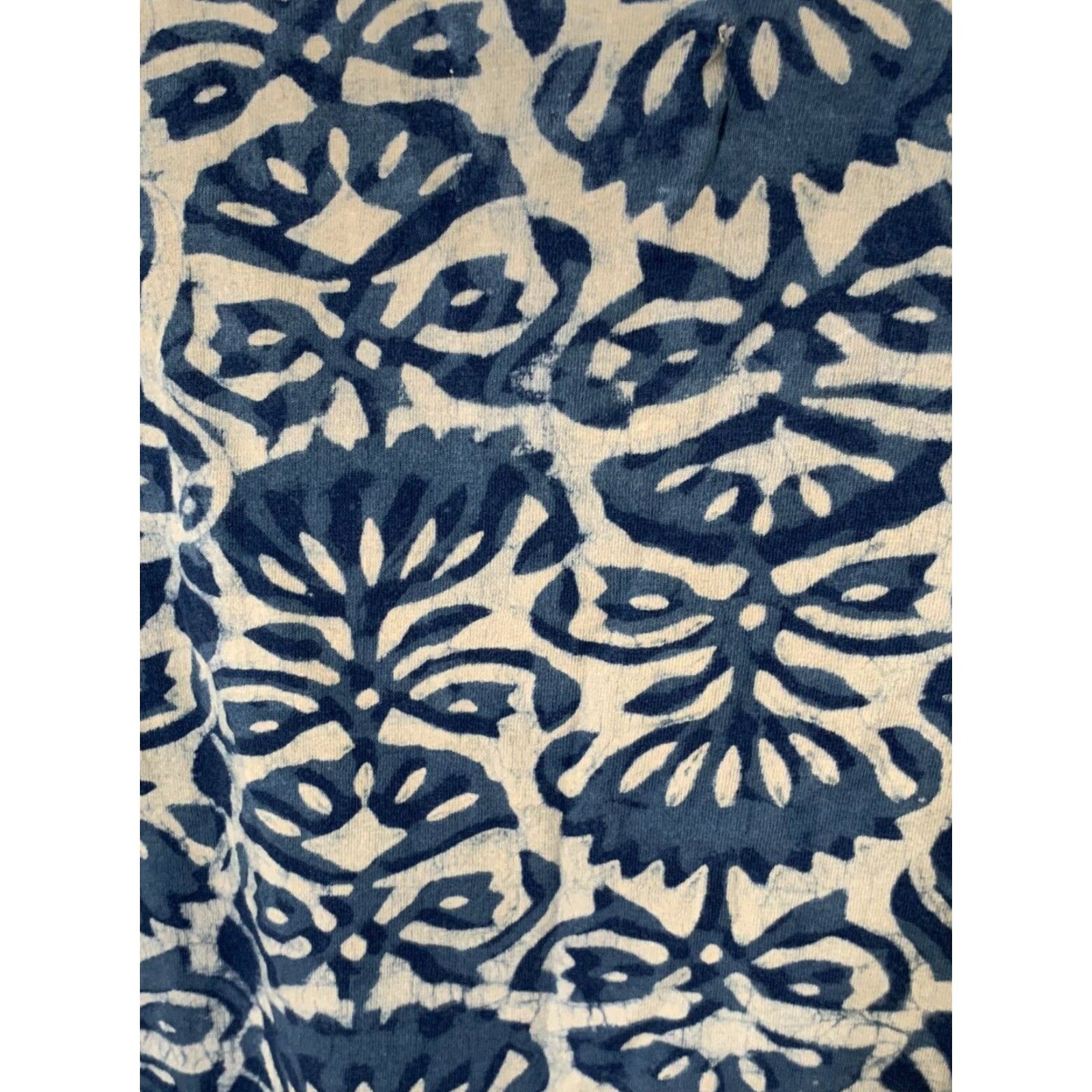 Vintage VINTAGE Ralph Lauren Denim & Supply Floral Batik Crop Shirt Womens Small Blue Size S / US 4 / IT 40 - 3 Thumbnail